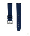 Gumowy pasek do zegarka z zakrzywionym końcem – BLUE (niebieski)