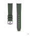 Gumowy pasek do zegarka z zakrzywionym końcem – GREEN (zielony)