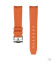 Gumowy pasek do zegarka z zakrzywionym końcem – ORANGE (pomarańczowy)