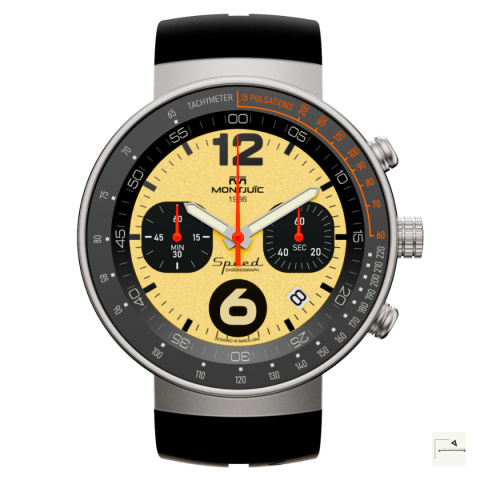 MONTJUIC: Speed Chrono Gold SS